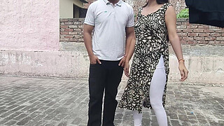 A LOVELY COUPLE DONT CONTROL HERSELF IN OUTDOOR TERRACE SEX