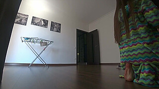 Real treason.Wife cheats on her husband before he comes home.