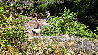 Voyeur Stranger Fucks Girl on Nudist Beach. She's Shocked!