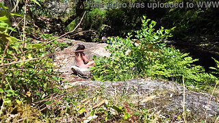 Voyeur Stranger Fucks Girl on Nudist Beach. She's Shocked!