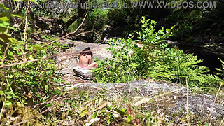 Voyeur Stranger Fucks Girl on Nudist Beach. She's Shocked!