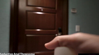 TABOOHEAT Horny Divorced MILFs Seduce Room Service Man into Anal Threesome - Cory Chase, Melanie Hicks