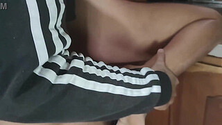 My step Sister-in-law got her hand trapped and I took advantage and fucked her like my stepbrother doesn't fuck her like he screams