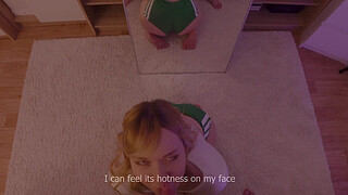 Silly step sis wants to try anal sex with step brother like in hentai