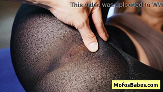 Slutty teen blonde sucking dick during yoga class - Lindsey Lakes, Johnny Love