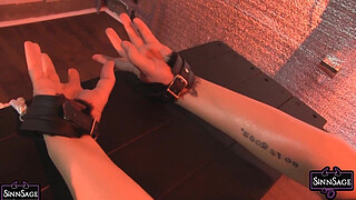 BDSM Lover Sinn Sage Gets Exposed On The Bed While Her Lover Watch!
