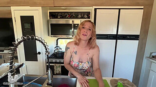 Helping My Stepmom's Holiday Stress - Jane Cane, Shiny Cock Films