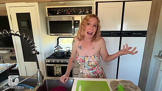 Helping My Stepmom's Holiday Stress - Jane Cane, Shiny Cock Films