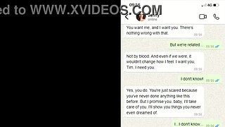 I Accidentally Sent My Stepmom a Dick Pic on WhatsApp - And That Was Her Reaction | AI-generated