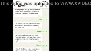 I Accidentally Sent My Stepmom a Dick Pic on WhatsApp - And That Was Her Reaction | AI-generated