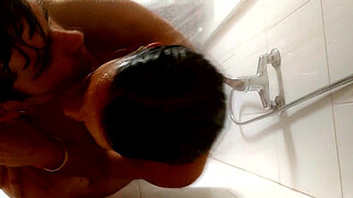 Recorded from the ceiling in the shower