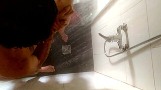 Recorded from the ceiling in the shower