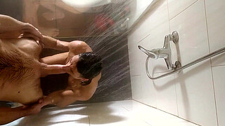 Recorded from the ceiling in the shower