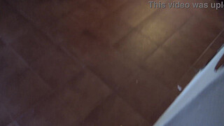 French Cuckold Wife Lets Her Voyeur Stepson Dry Hump Her Asshole