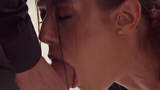 18 Years Old Babe Lilly Bella Gets Her Tight Pussy Banged by Big Dick Security Guy - HORNY HOSTEL