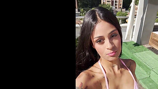 Latina Porn Casting - Big White Cock Gapes Tiny Sluts Asshole In Anal Casting Creampie