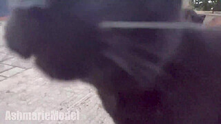 Hairy Micro Bikini Try on in Public