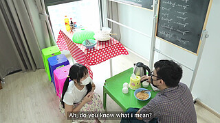 Asian Girl Hardcore Fuck in her Store