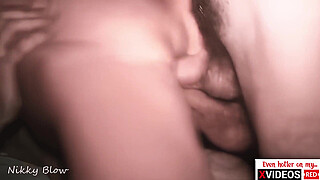 Beautiful closeup double vaginal penetration and huge cum