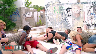 Mega Orgy hardcore fucking with anal and dp from the serie CULANTA