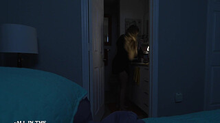 StepSon Scared Of Thunder Overcomes Trauma By Fucking StepMother FULL 4K