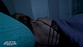 StepSon Scared Of Thunder Overcomes Trauma By Fucking StepMother FULL 4K