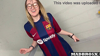 A Barcelona Supporter Fucked By PSG Fans in The Corridors Of The Football Stadium !!!