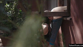 Beautiful shemale fucks girl