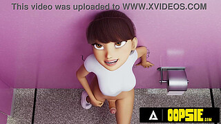 OOPSIE - Raunchy Futa Fuck-Fest With Massive Loads Of Cum During Gloryhole Fun! ANIMATED PORN!