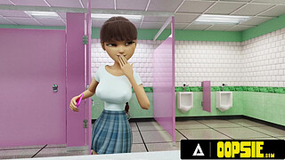 OOPSIE - Raunchy Futa Fuck-Fest With Massive Loads Of Cum During Gloryhole Fun! ANIMATED PORN!