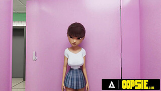 OOPSIE - Raunchy Futa Fuck-Fest With Massive Loads Of Cum During Gloryhole Fun! ANIMATED PORN!