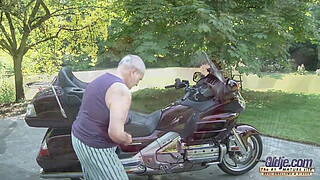 OLD YOUNG PORN - Grandpa Fucks Teen Hardcore blowjob young girl pussy