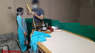 Desi housewife fucked by tailor very hot and clear hindi audio.desi indian bhabhi went to get clothes stitched then tailor fucked her