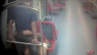 Sex in a wagon Line 4 A Metro de Santiago, Chile