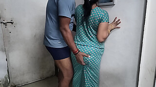 Hot indian desi bhabhi sex in sexy gown.