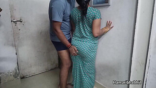 Hot indian desi bhabhi sex in sexy gown.