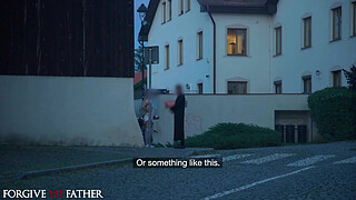 DEVIANTE - Thicc amateur blonde student with nice tits and juicy big ass gets fucked by raw and rough in back of a van for money and free phone