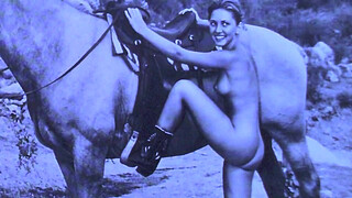 Vintage Babes With Pets