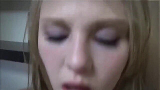 Petite Blonde Teen Fucks Step Dad