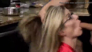 Young step Son Fucks his Hot stepMom in the Kitchen