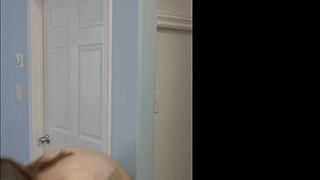 My trans stepsister catches me masturbating and wants to fuck me