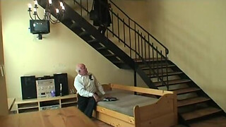 Old grandpa fucking young babe