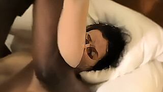 Filming His Wife Creampied by Black then Fucks after Him