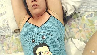 stepfather arrives happy