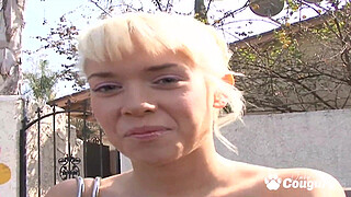 Innocent Little Kissy Kapri Gets Talked Into Sucking On A Dick She Just Met