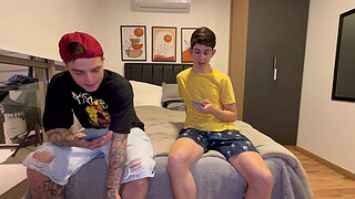 Fucking a friend of mine who comes to visit me