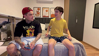 Fucking a friend of mine who comes to visit me