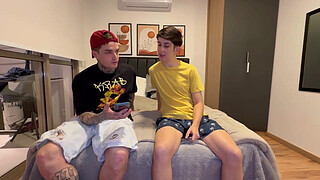 Fucking a friend of mine who comes to visit me