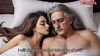 Mia - 2 - Teen virgin panties are wet thinking about her 40 years older Step-Grandpa and his big dick