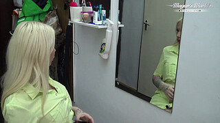 Behind The Scenes Of Busty blonde Kyra Hot Massage & Fuck